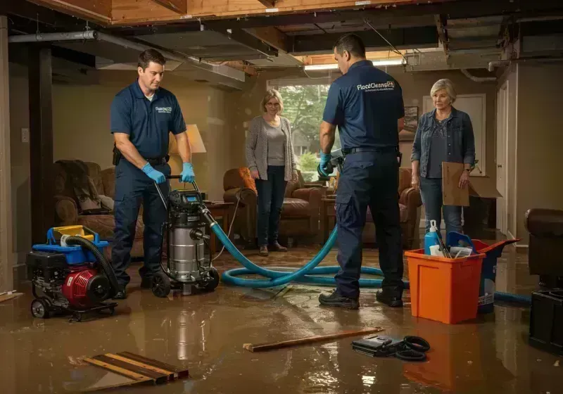 Basement Water Extraction and Removal Techniques process in University City, MO